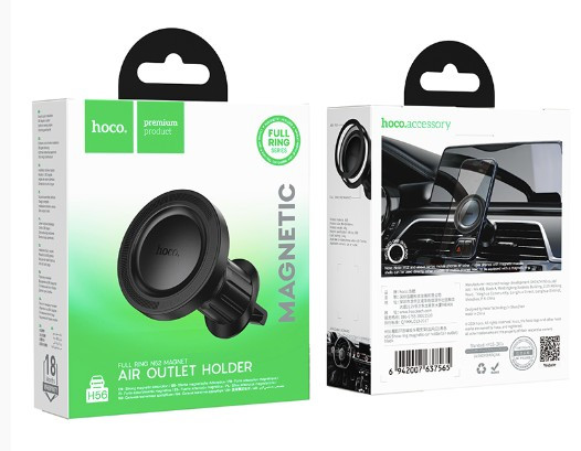 Автодержатель Hoco H56 Show Ring, магнитный, на воздуховод
