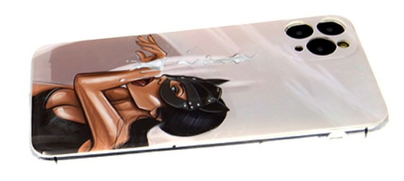 Накладка для SAMSUNG A12 SM-A125, Женщина кошка