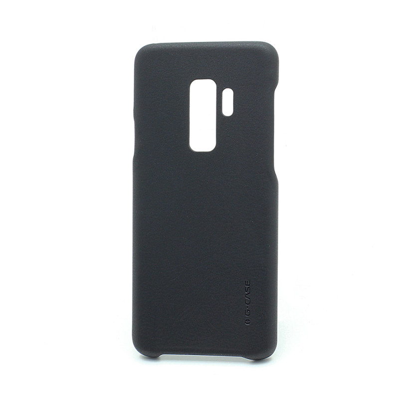 Накладка для SAMSUNG G965 (S9 Plus), G-CASE FASHUON, кожа, черный