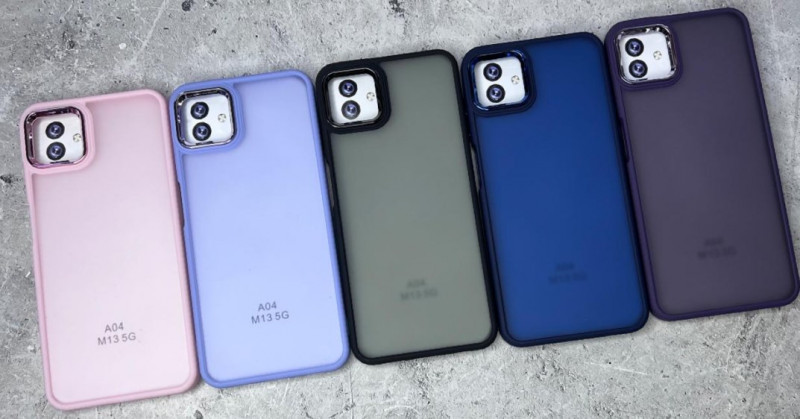 Накладка для HUAWEI Honor X7A, матовый с окантовкой камеры, черный