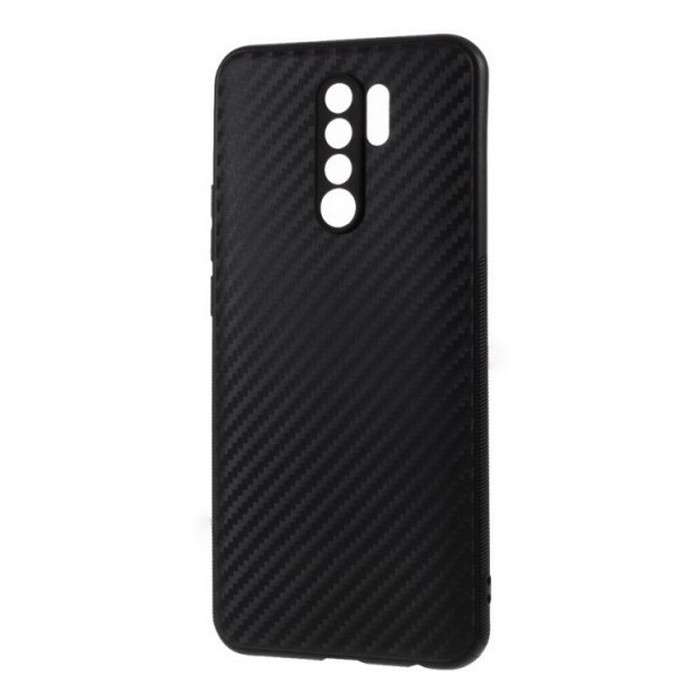 Накладка для XIAOMI Redmi 9A, карбон, черный