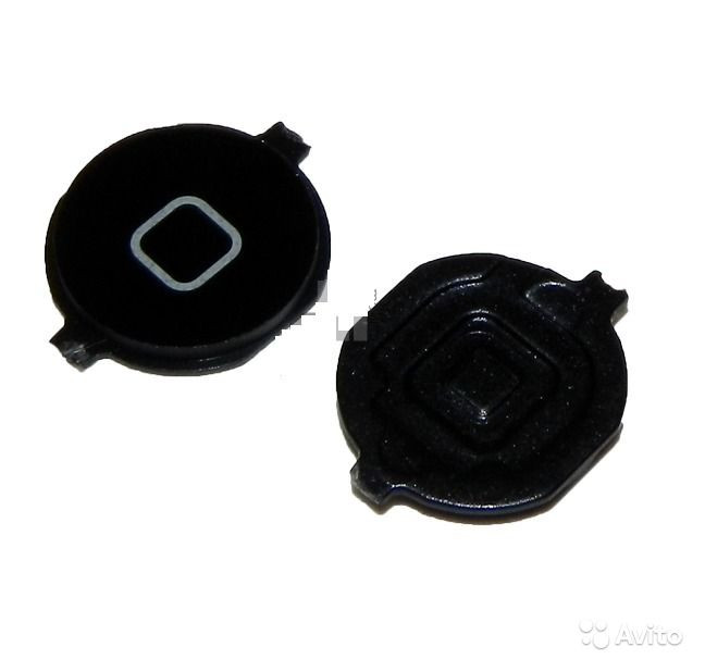 Кнопка (толкатель)  Home  для ApL iph 5C (черный)