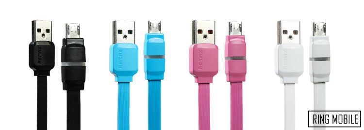 USB кабель для Micro REM RC-029 BREATHE, с подсветкой, черный