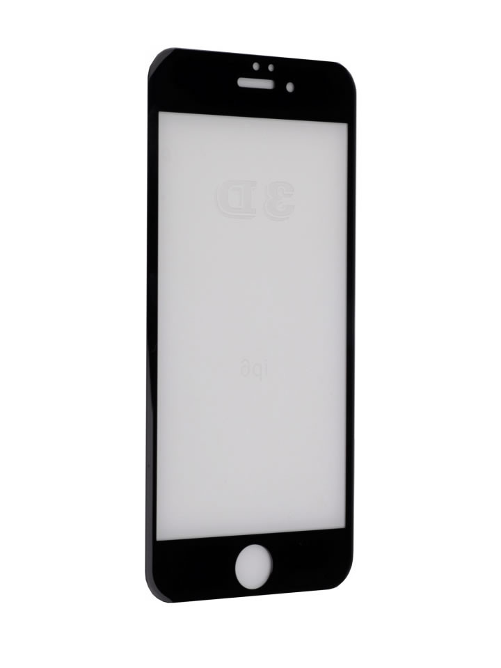 Защитное стекло для ApL iph 7 Plus/8 Plus, 3D/4D, чёрный, в техпаке