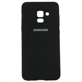 Силикон для SAMSUNG J610F (J6 Plus 2018), противоударный, черный