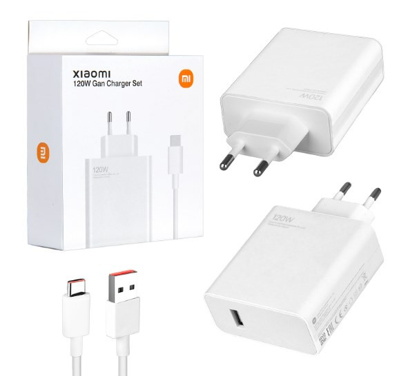 СЗУ Mi 1USB 120W (27)W Wall Charger set кабель TYPE C