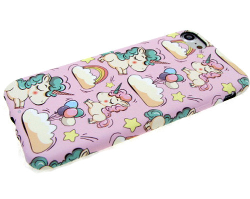 Накладка универсальная для телефона, Единорожки в облаках