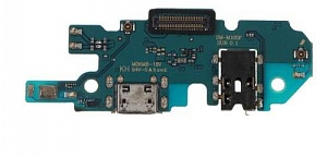 Шлейф для Samsung A207F (A20s) + разъем зарядки + разъем гарнитуры + микрофон