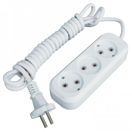 Сетевой фильтр ENERGY POWER 3USB, 4 гнезда с выкл. и заземл, 2 метра, 16A