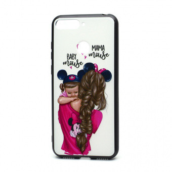 Накладка для Huawei Honor 8X, СП, Девушка с заплетенной косой