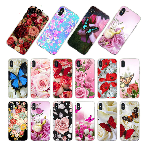 Накладка для Apl IPh 7 Plus/8 Plus, Цветочки 5-1