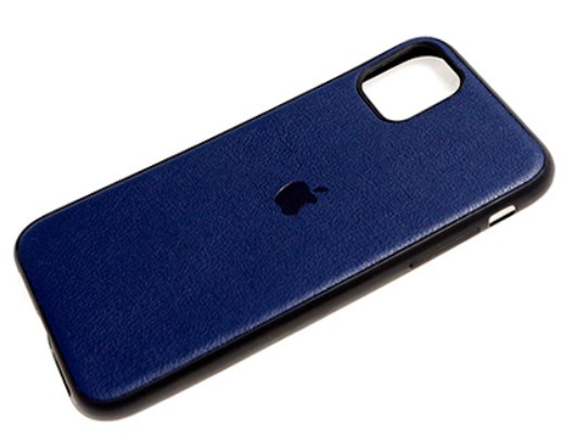 Накладка для TECNO SPARK 8C, под кожу, синий