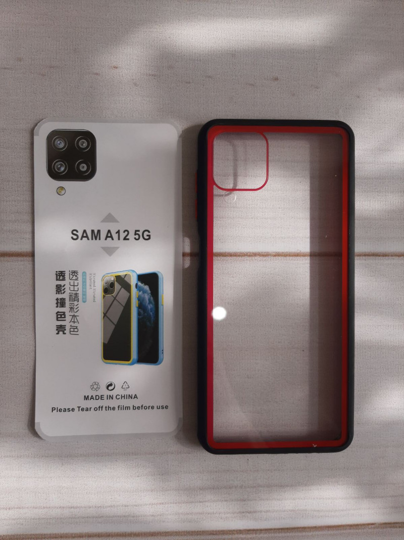 Накладка для SAMSUNG A02S, противоударный, с окантовкой