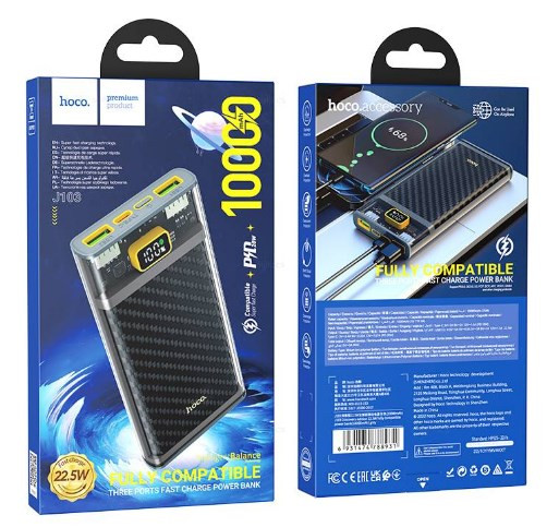 Внешний аккумулятор HOCO J103 PD 22.5  QC3.0 10000 mAh