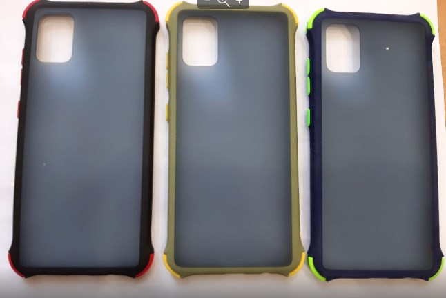 Накладка для Samsung A515F A51, противоударная, с углами