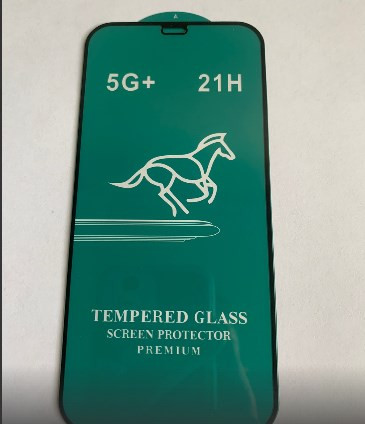Защитное стекло для XIAOMI Redmi 9A 9С Samsung A12, HORSE, черный