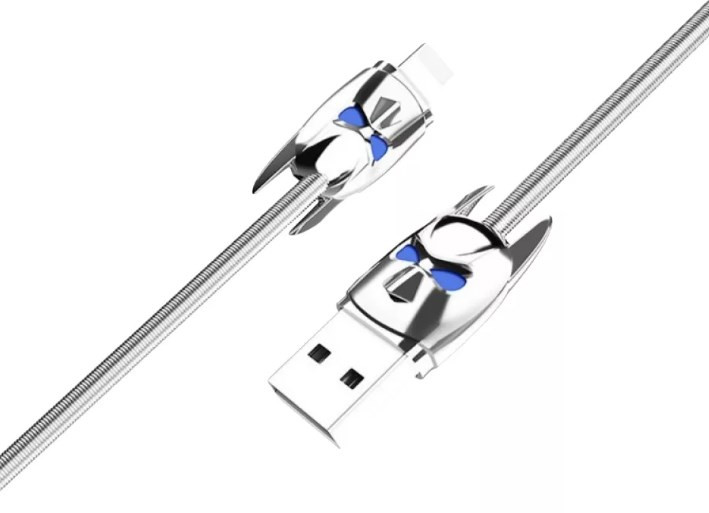 USB кабель для Micro HOCO U30 Shadow Knight, 1.2м, 2.4A