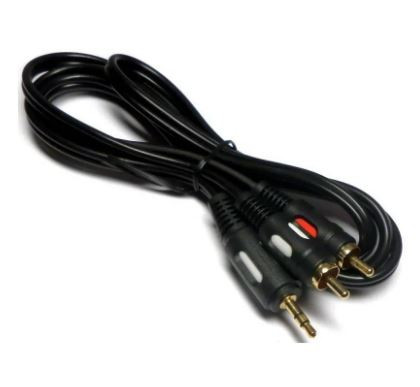 Кабель AUX 3,5 - 2RCA (1,5м) PREMIUM