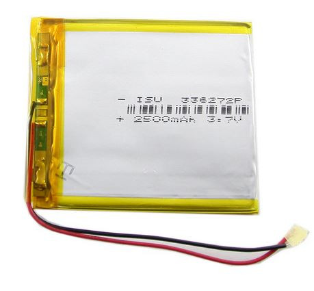 АКБ универсальная 336272мм 3,7v 2500mAh
