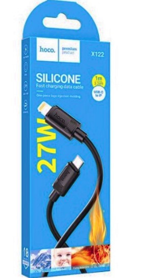 USB кабель HOCO X122,  27W, Type-c, Lightning