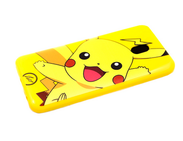 Силикон для XIAOMI Redmi Note 8T, Пикачу, желтый