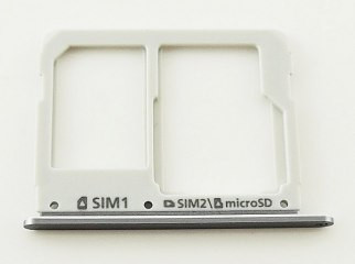 Контейнер SIM для Samsung A310F/A510F (черный)