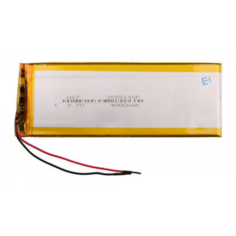 АКБ универсальная 3555148мм 3,7v 4000mAh