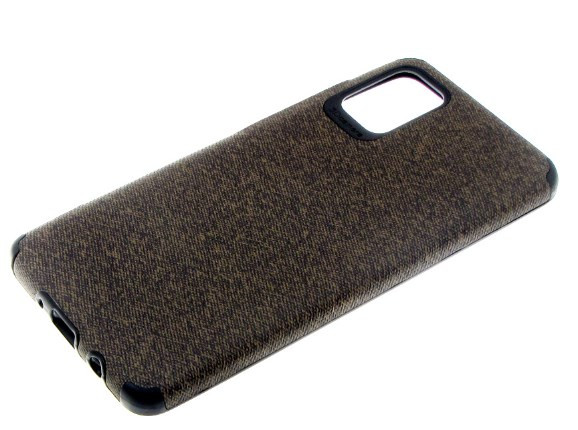 Накладка для Samsung A515F A51, под джинс, коричневый