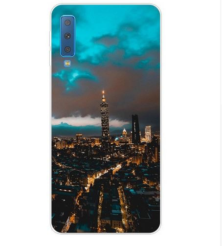 Силикон для SAMSUNG A750 (A7 2018), Город