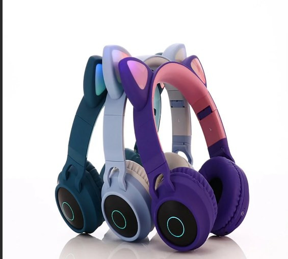 Наушники полноразмерные Bluetooth, с ушками