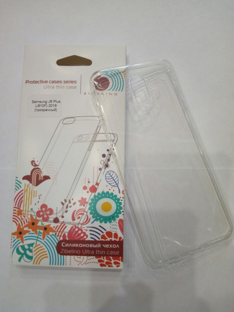 Силикон для SAMSUNG J610F (J6 Plus 2018), Zibelino, прозрачный