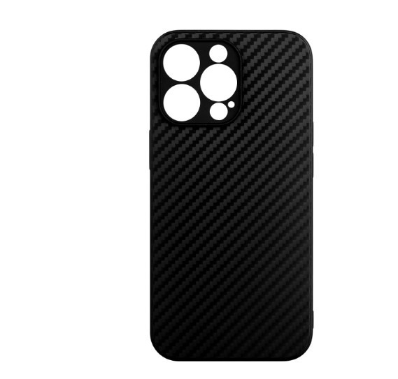 Силикон для Apl IPh 13 Pro, карбон, черный