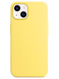 Накладка для Apl IPh 11, SILICONE COVER Soft-touch, закрытый по периметру, Желтый 34