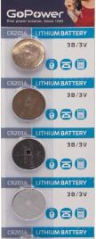 Батарейка GoPowe CR2016 BL5