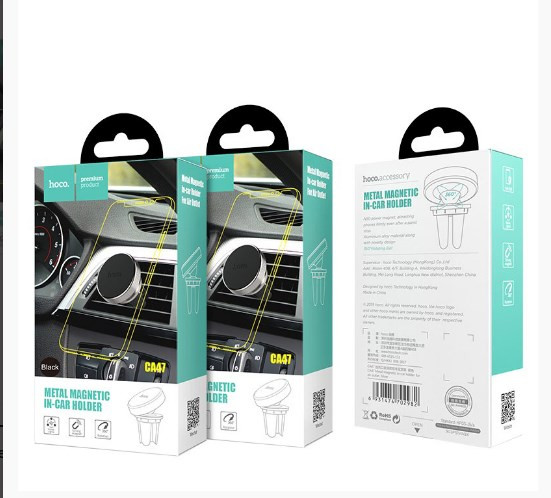 Автодержатель HOCO CA47, магнитный, на воздуховод