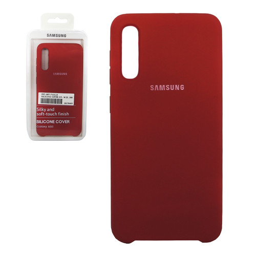 Накладка для HUAWEI P30,  SILICONE COVER Soft-touch, бордовый