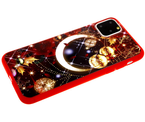 Силикон для Huawei Honor 8X 9X Lite, Новый Год, Елочные шары