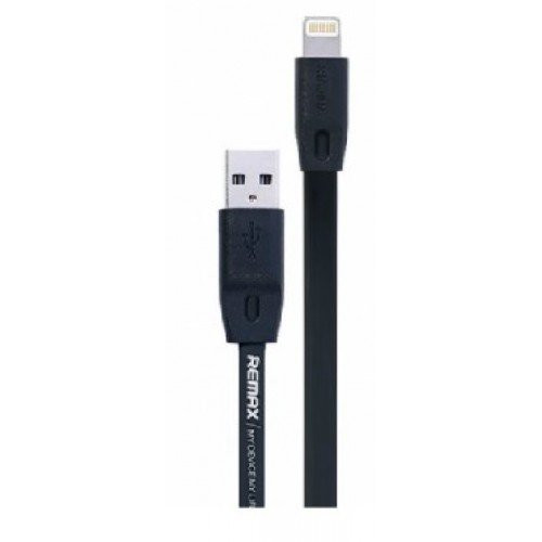 USB кабель для Lightning REM RC-001i, Full Speed, резиновый, черный