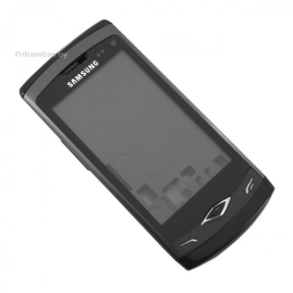 Корпус для Samsung S8500 со средней частью (черный)