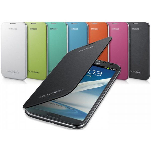 Чехол-книга для SAMSUNG N7100 (Note 2), FlipCover, черный