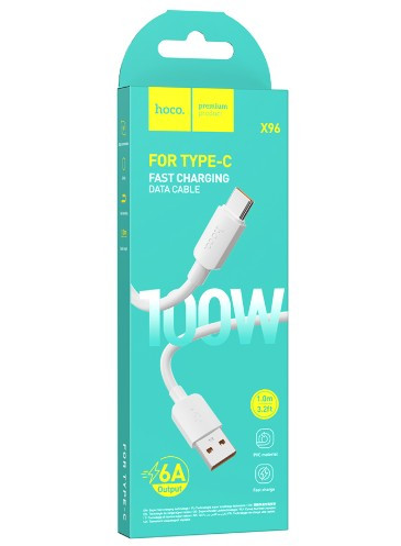 USB кабель для TYPE-C HOCO X96, 100W