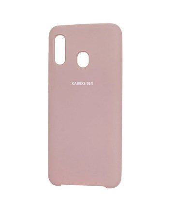 Накладка для SAMSUNG A217 A21S , SILICONE COVER Soft-touch, пудра