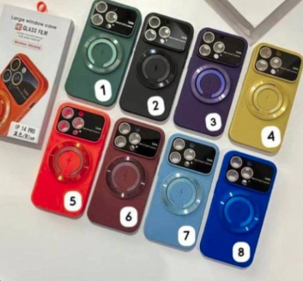 Накладка для Apl IPh 15 Pro Max  Silicone Cover, Glass Film 2в1, черный