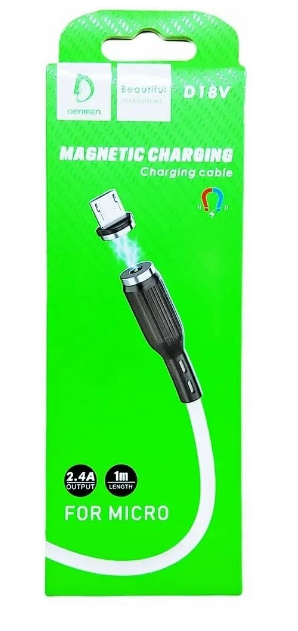 USB кабель для Micro Denmen D18 магнитный