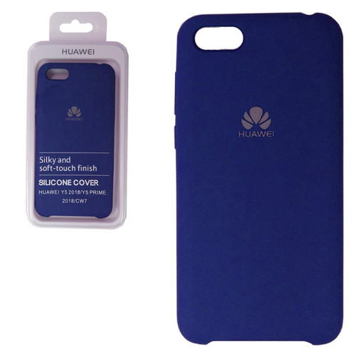 Накладка для Samsung A6060 (A60), SILICONE CASE Soft-touch, темно-синий