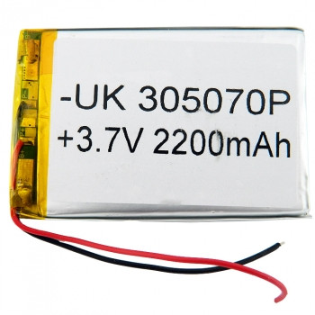 АКБ универсальная 35070мм 3.7v 2200mAh