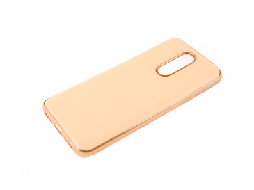 Накладка для XIAOMI Redmi Note 8T, глянцевая без логотипа, персик