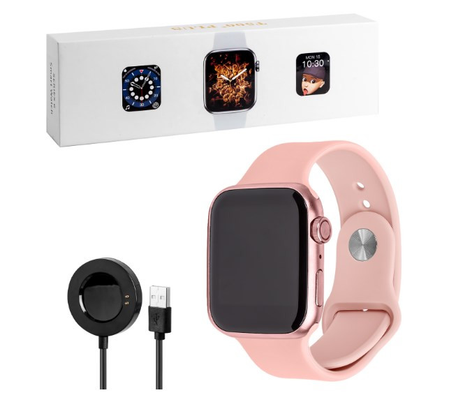 Фитнес браслет Smart Watch T500 Plus розовый