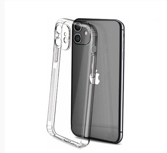 Силикон для Apl IPh 14 Pro, с защитой камеры, прозрачный