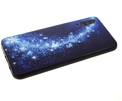 Накладка для Apl IPh 7 Plus/8 Plus, Стекло, снежинки